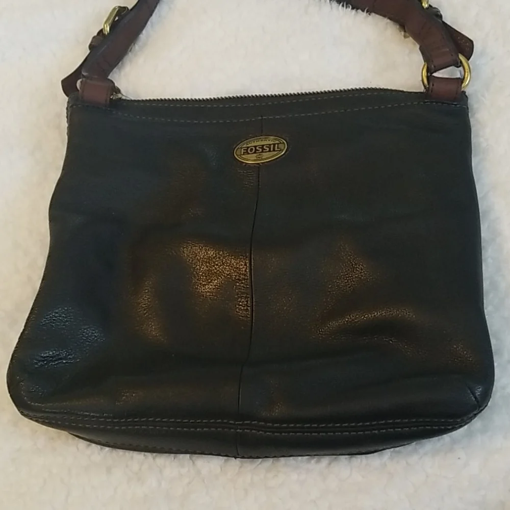 Fossil Explorer Crossbody Leather Y2K Bag PACKED